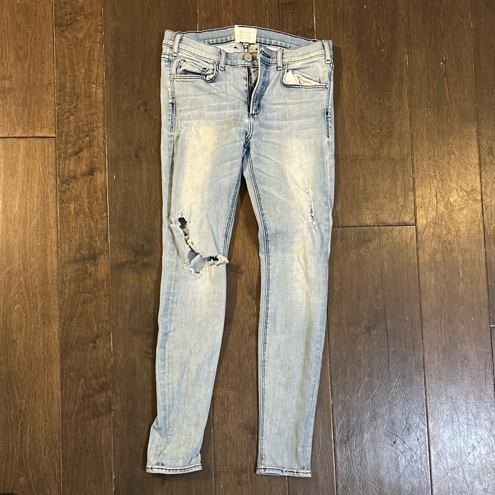 McGuire Light Blue Distressed Jeans